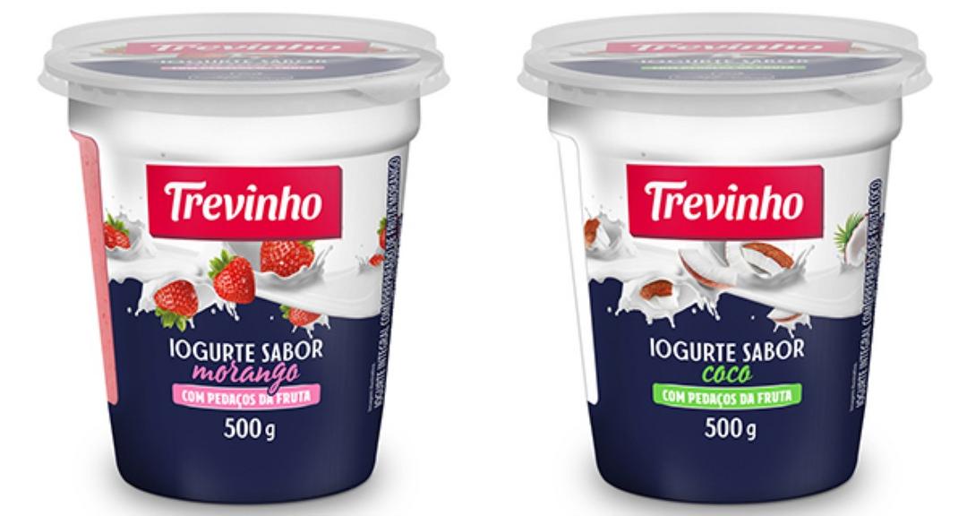 Trevinho lança linha de iogurtes com pedaços de fruta