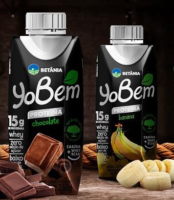 Betânia amplia linha YoBem com bebida láctea com proteína