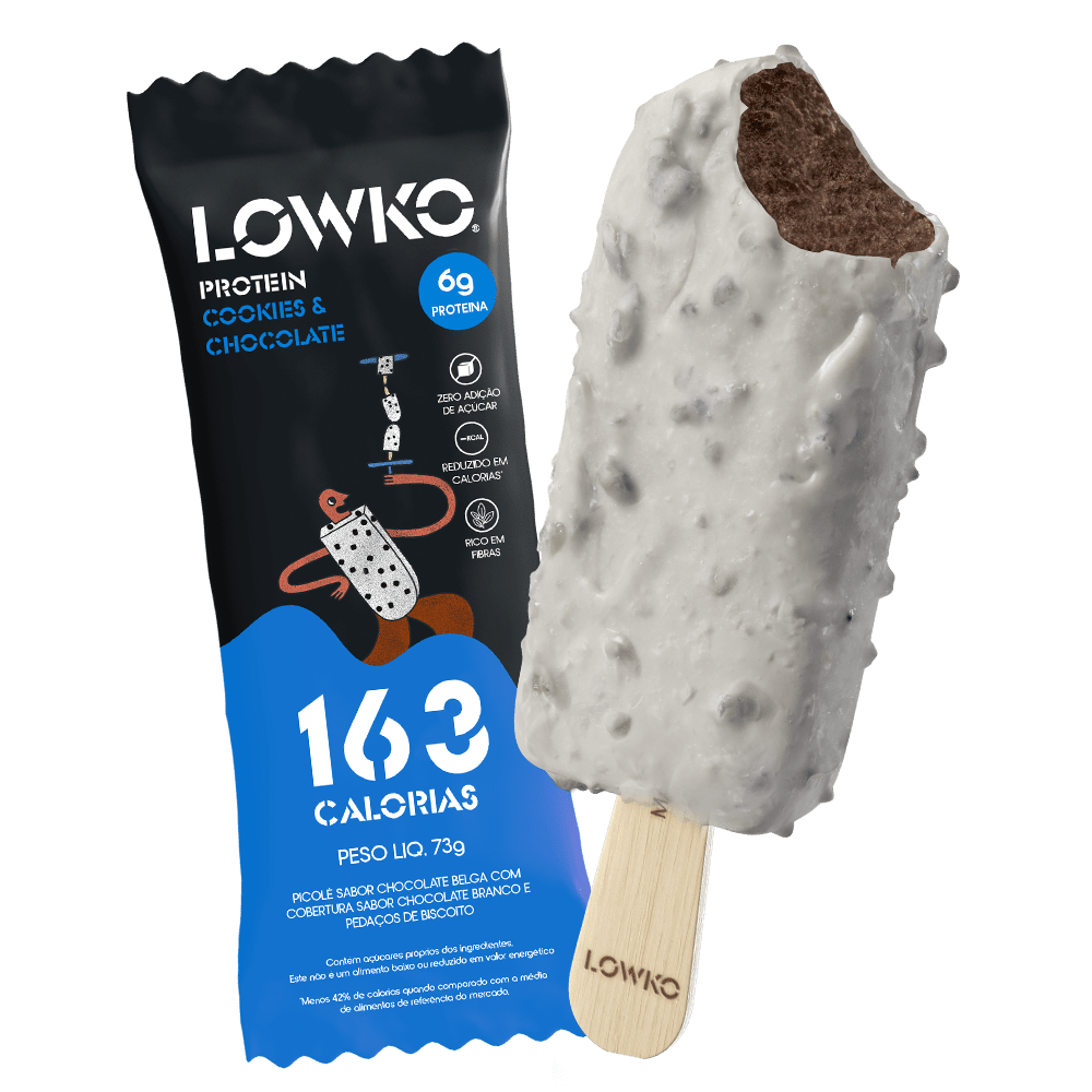 Lowko lança sorvete com 6g de proteína