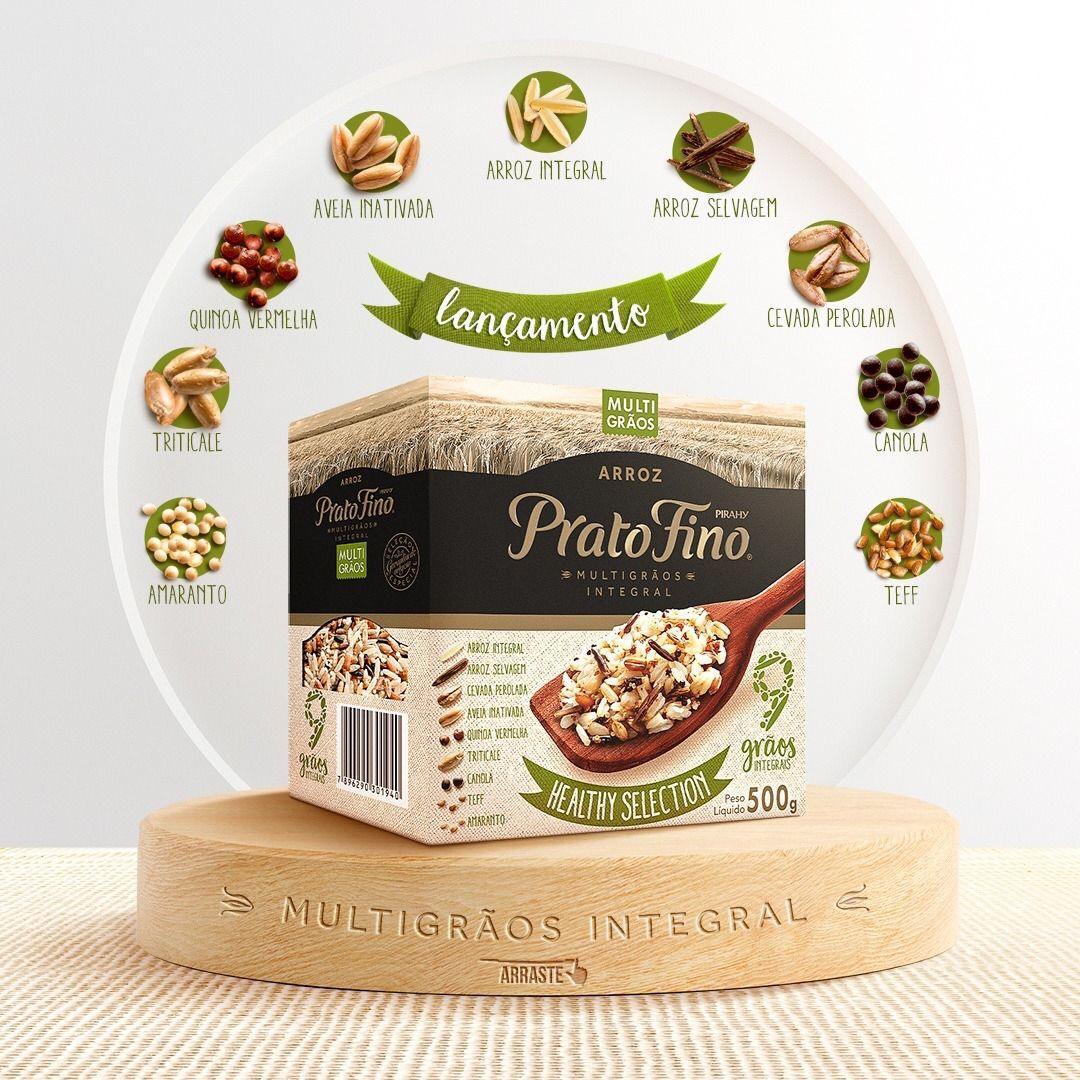 Prato Fino lança arroz multigrãos integral