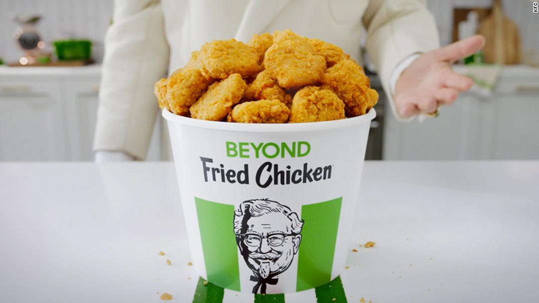KFC inclui venda de 'frango vegetal' nos EUA