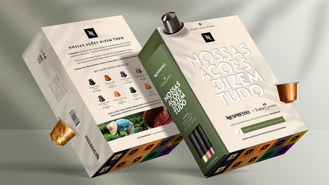 Nespresso lança pack em parceria com a Faber Castell