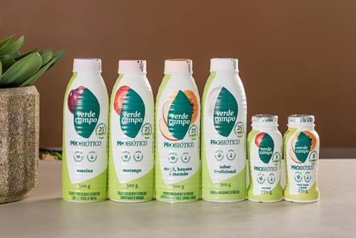 Verde Campo altera nome da linha de iogurtes com microrganismos probióticos