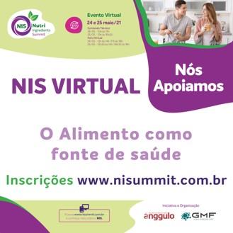 O evento NIS Virtual acontece nos dias 24 e 25 de maio