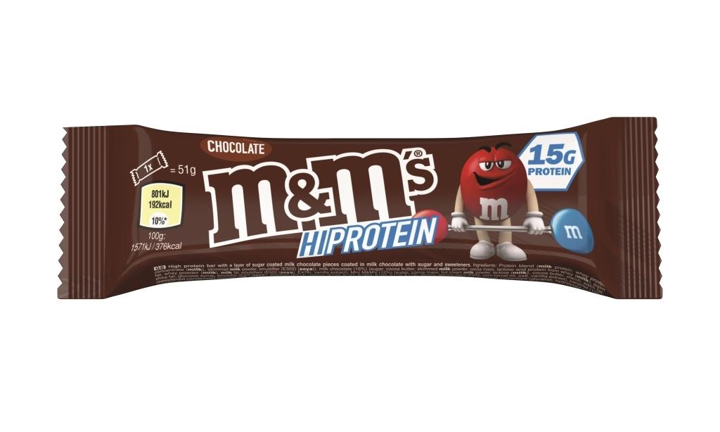 INTERNACIONAL: M&M’s lança primeira linha de barras proteicas no Reino Unido