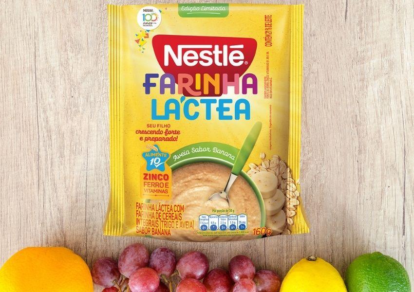 Nestlé lança Farinha Láctea sabor Banana
