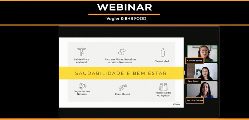 Saudabilidade e bem-estar em diferentes momentos de consumo l Webinar Vogler 