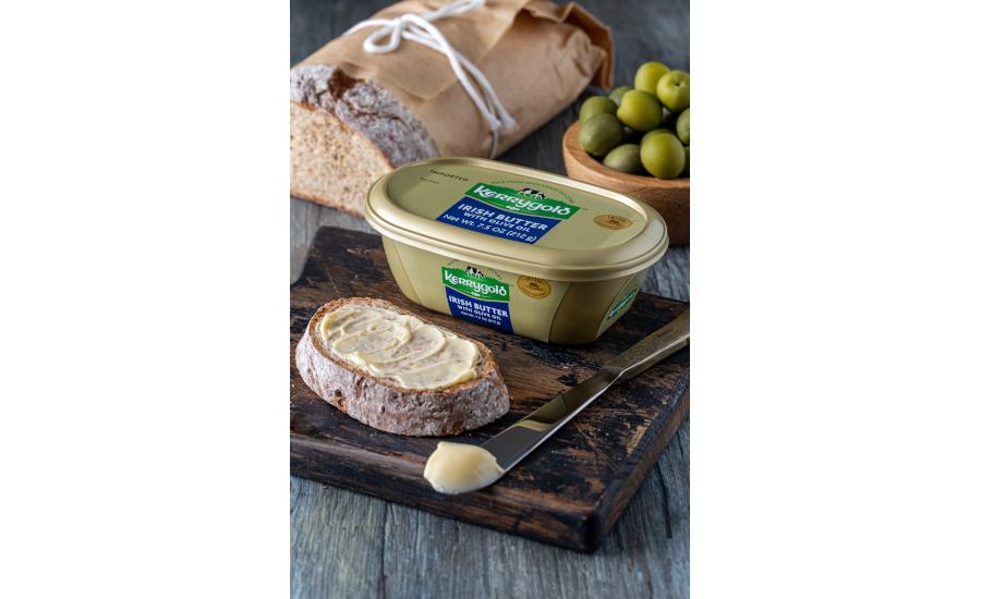 Nova manteiga irlandesa com azeite de oliva