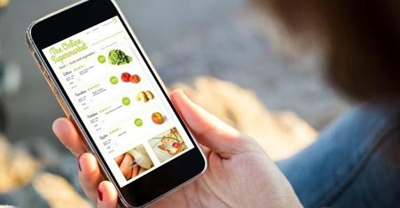 Compra online de alimentos cresceu 233% no mundo