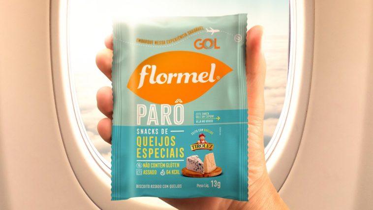 Flormel e Tirolez criam snack saudável exclusivo para serviço de bordo da GOL