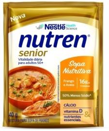 Nutren Senior da Nestlé ganha dois sabores de sopas